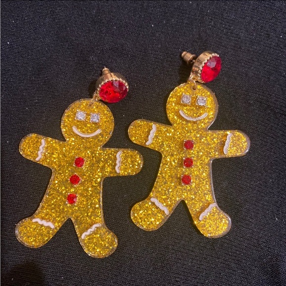 Festive Nutcracker & Gingerbread Earrings - Picture 7 of 9